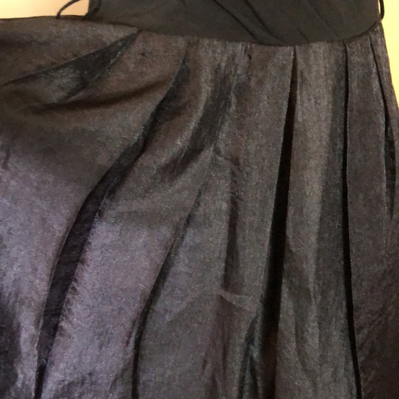 EVAN PICONE size 8 Wrap Vneckline Pleated Organza-like Skirt Party Cozy Comfort - Picture 14 of 16